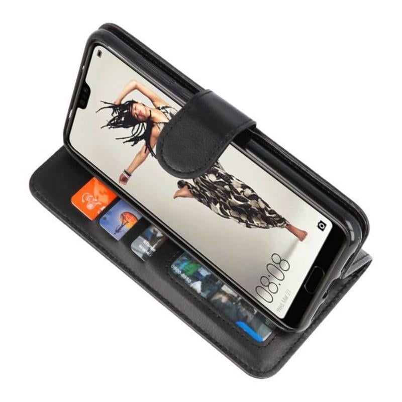 kom tot rust bijtend caravan Huawei P20 Pro Hoesje Wallet Cases Zwart - MobieleTelefoonhoesje.nl
