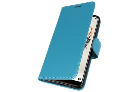 BAOHU Wallet Cases Hoesje Geschikt voor Huawei P20 Pro Turquoise