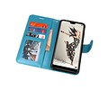 BAOHU Wallet Cases Hoesje Geschikt voor Huawei P20 Pro Turquoise