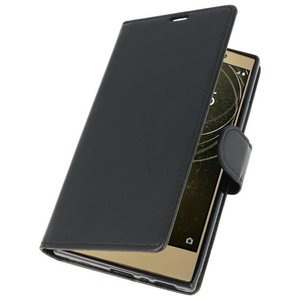 Wallet Cases Hoesje voor Xperia L2 Zwart