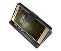 BAOHU Wallet Cases Hoesje Geschikt voor Xperia L2 Zwart