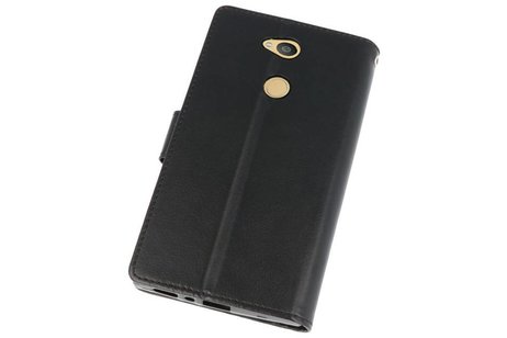 BAOHU Wallet Cases Hoesje Geschikt voor Xperia L2 Zwart