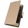 Wallet Cases Hoesje voor Xperia L2 Goud