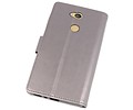 BAOHU Wallet Cases Hoesje Geschikt voor Xperia L2 Grijs