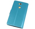 BAOHU Wallet Cases Hoesje Geschikt voor Xperia L2 Turquoise