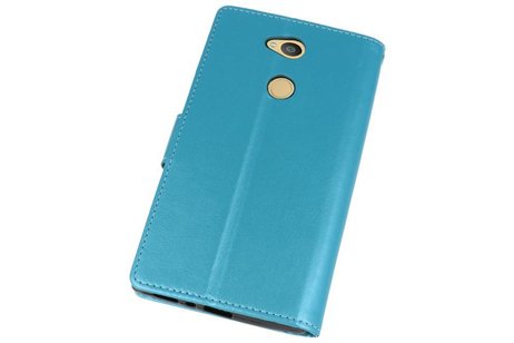 Wallet Cases Hoesje voor Xperia L2 Turquoise