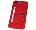 BAOHU Hardcase Hoesje - Hoesje Geschikt voor iPhone 7 / 8 Plus Rood