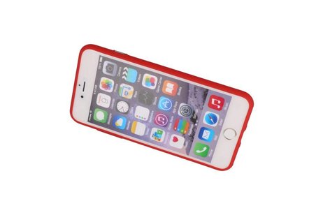 BAOHU Hardcase Hoesje - Hoesje Geschikt voor iPhone 7 / 8 Plus Rood