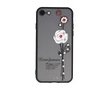 BAOHU Love Forever Hoesjes Geschikt voor iPhone 8 Wit