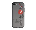 Love Forever Hoesjes Geschikt voor iPhone 8 Rood