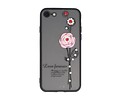BAOHU Love Forever Hoesjes Geschikt voor iPhone 8 Roze