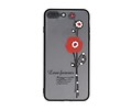 BAOHU Love Forever Hoesjes Geschikt voor iPhone 7 / 8 Plus Rood