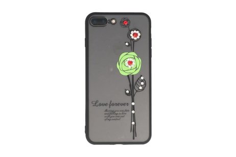 BAOHU Love Forever Hoesjes Geschikt voor iPhone 7 / 8 Plus Groen