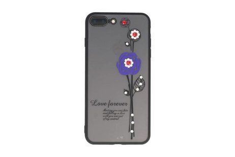 BAOHU Love Forever Hoesjes Geschikt voor iPhone 7 / 8 Plus Paars