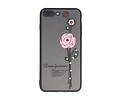 BAOHU Love Forever Hoesjes Geschikt voor iPhone 7 / 8 Plus Roze
