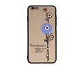 BAOHU Love Forever Hoesjes Geschikt voor iPhone 6 / 6s Plus Blauw