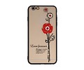 Love Forever Hoesjes voor iPhone 6 / 6s Plus Rood