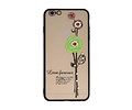 BAOHU Love Forever Hoesjes Geschikt voor iPhone 6 / 6s Plus Groen