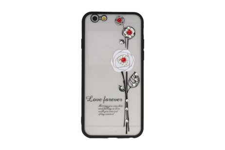 BAOHU Love Forever Hoesjes Geschikt voor iPhone 6 / 6s Wit