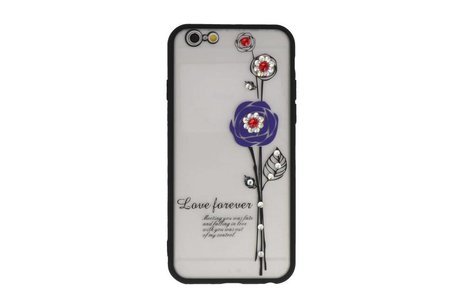 BAOHU Love Forever Hoesjes Geschikt voor iPhone 6 / 6s Paars