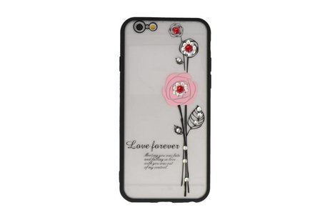 BAOHU Love Forever Hoesjes Geschikt voor iPhone 6 / 6s Roze