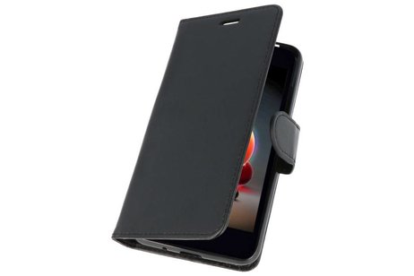 BAOHU Wallet Cases Hoesje Geschikt voor LG K8 2018 Zwart