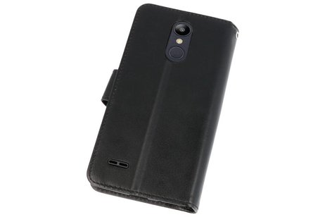 Wallet Cases Hoesje voor LG K8 2018 Zwart