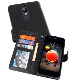 BAOHU Wallet Cases Hoesje voor LG K8 2018 Zwart