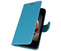 BAOHU Wallet Cases Hoesje Geschikt voor LG K8 2018 Turquoise