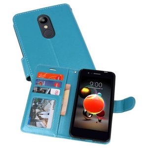 BAOHU Wallet Cases Hoesje Geschikt voor LG K8 2018 Turquoise