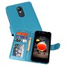 BAOHU Wallet Cases Hoesje voor LG K8 2018 Turquoise