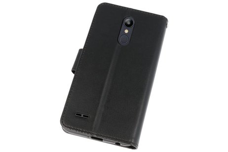 BAOHU Wallet Cases Hoesje Geschikt voor LG K10 2018 Zwart