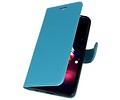 BAOHU Wallet Cases Hoesje Geschikt voor LG K10 2018 Turquoise