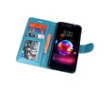 Wallet Cases Hoesje voor LG K10 2018 Turquoise