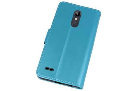 BAOHU Wallet Cases Hoesje Geschikt voor LG K10 2018 Turquoise