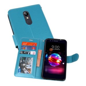 Wallet Cases Hoesje voor LG K10 2018 Turquoise