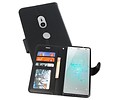BAOHU Wallet Cases Hoesje Geschikt voor Xperia XZ2 Zwart