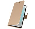 BAOHU Wallet Cases Hoesje Geschikt voor Xperia XZ2 Goud