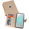 BAOHU Wallet Cases Hoesje voor Xperia XZ2 Goud