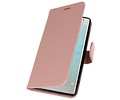 BAOHU Wallet Cases Hoesje Geschikt voor Xperia XZ2 Roze