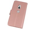 Wallet Cases Hoesje voor Xperia XZ2 Roze