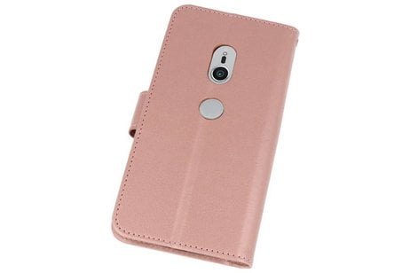BAOHU Wallet Cases Hoesje Geschikt voor Xperia XZ2 Roze