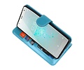 BAOHU Wallet Cases Hoesje Geschikt voor Xperia XZ2 Turquoise