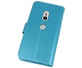 BAOHU Wallet Cases Hoesje Geschikt voor Xperia XZ2 Turquoise