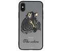 Dieren TPU Hoesjes Cases voor iPhone X Zebra