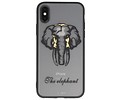 Dieren TPU Hoesjes Cases voor iPhone X Olifant