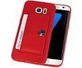 BAOHU Hardcase Hoesje - Hoesje Geschikt voor Samsung Galaxy S7 Edge Rood