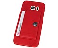 BAOHU Hardcase Hoesje - Hoesje Geschikt voor Samsung Galaxy S7 Edge Rood