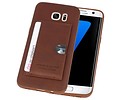 Hardcase Hoesje voor Samsung Galaxy S7 Edge Bruin