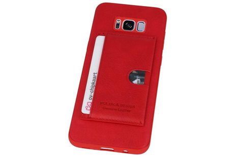 BAOHU Hardcase Hoesje - Hoesje Geschikt voor Samsung Galaxy S8 Plus Rood